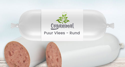 vers vlees hond